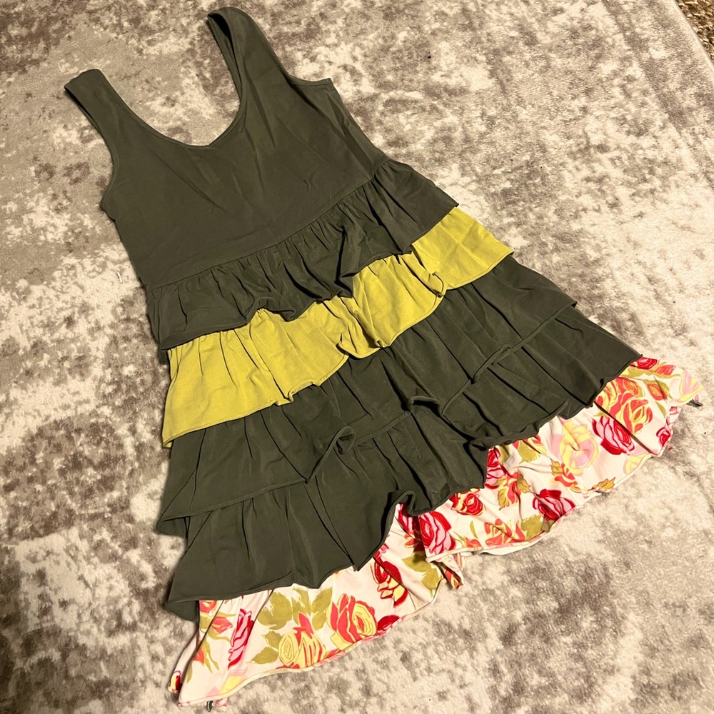 Vtg Matilda Jane Ruffle Tunic